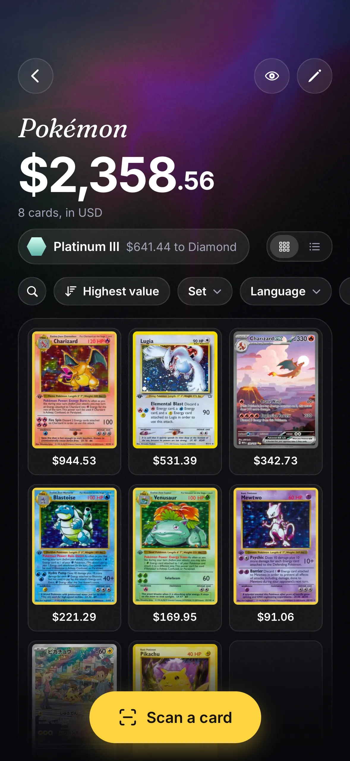 Inside the Slabby Pokémon binder