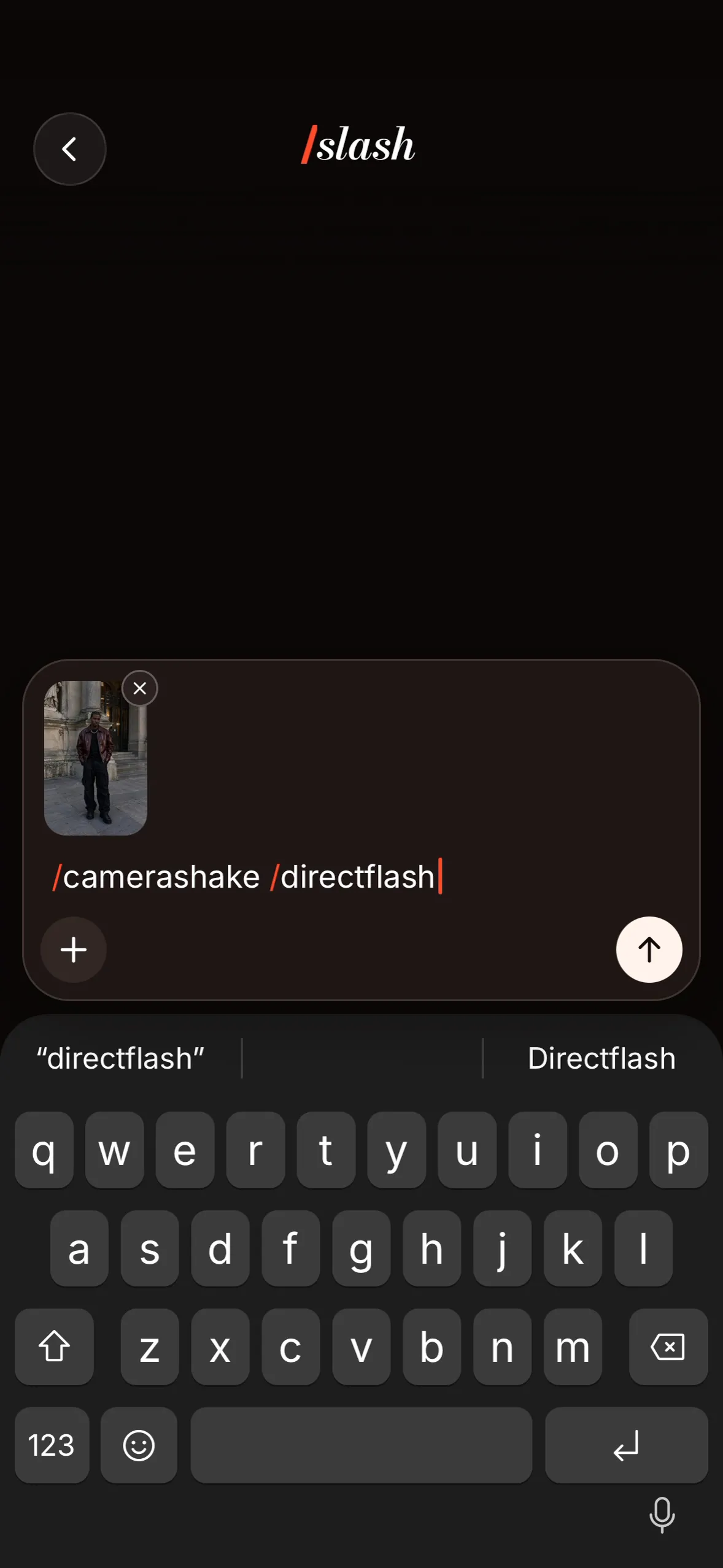 Typing slashes in Slash